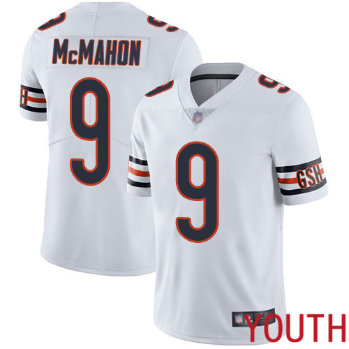 Chicago Bears Limited White Youth Jim McMahon Road Jersey NFL Football 9 Vapor Untouchable